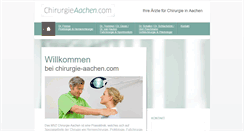 Desktop Screenshot of chirurgie-aachen.com